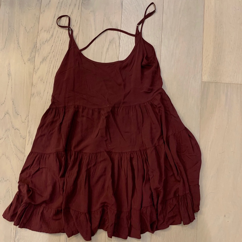 Brandy Melville Maroon Dress